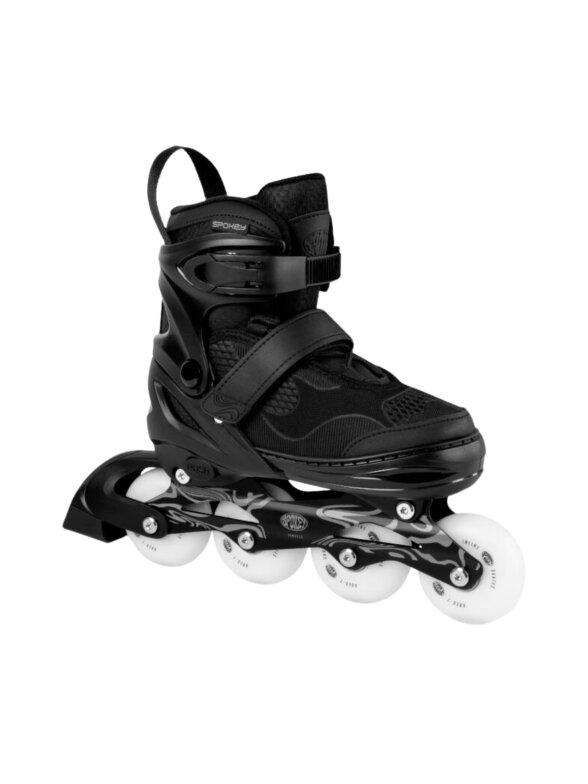 Spokey Firefly riedučiai juodai balti Spokey Firefly riedučiai juodai balti