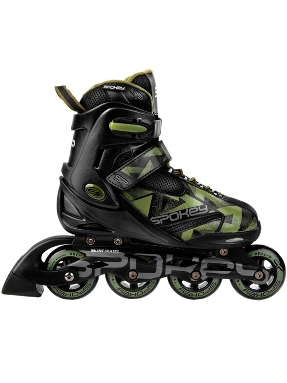 Spokey Makan BK/GR riedučiai juodos ir žalios spalvos 929324-926984-926985 1