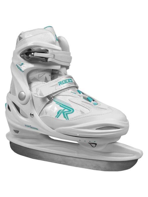 Roces Moody Ice 3.0 Girl pačiūžos baltos ir mėtinės spalvos 450711 00001