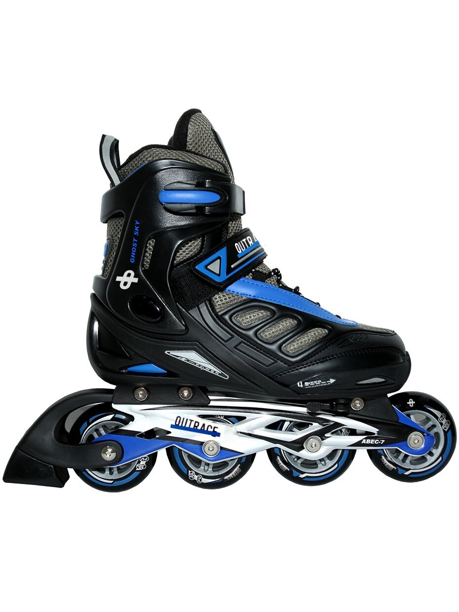Outrace Ghost Sky Blue pačiūžos, juodos ir mėlynos spalvos PW-125C 7 Outrace Ghost Sky Blue pačiūžos, juodos ir mėlynos spalvos PW-125C 7