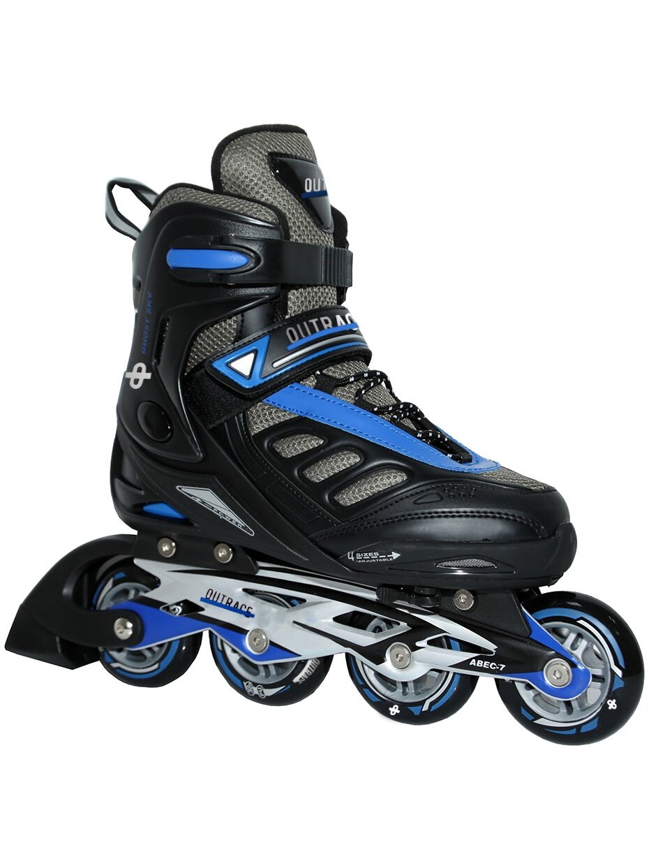 Outrace Ghost Sky Blue pačiūžos, juodos ir mėlynos spalvos PW-125C Outrace Ghost Sky Blue pačiūžos, juodos ir mėlynos spalvos PW-125C