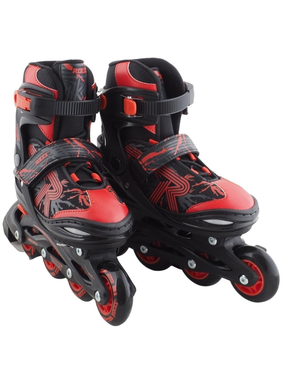 Roces Jokey 3.0 berniukiški pačiūžos juodos ir raudonos spalvos 400845 02 1 Roces Jokey 3.0 berniukiški pačiūžos juodos ir raudonos spalvos 400845 02 1