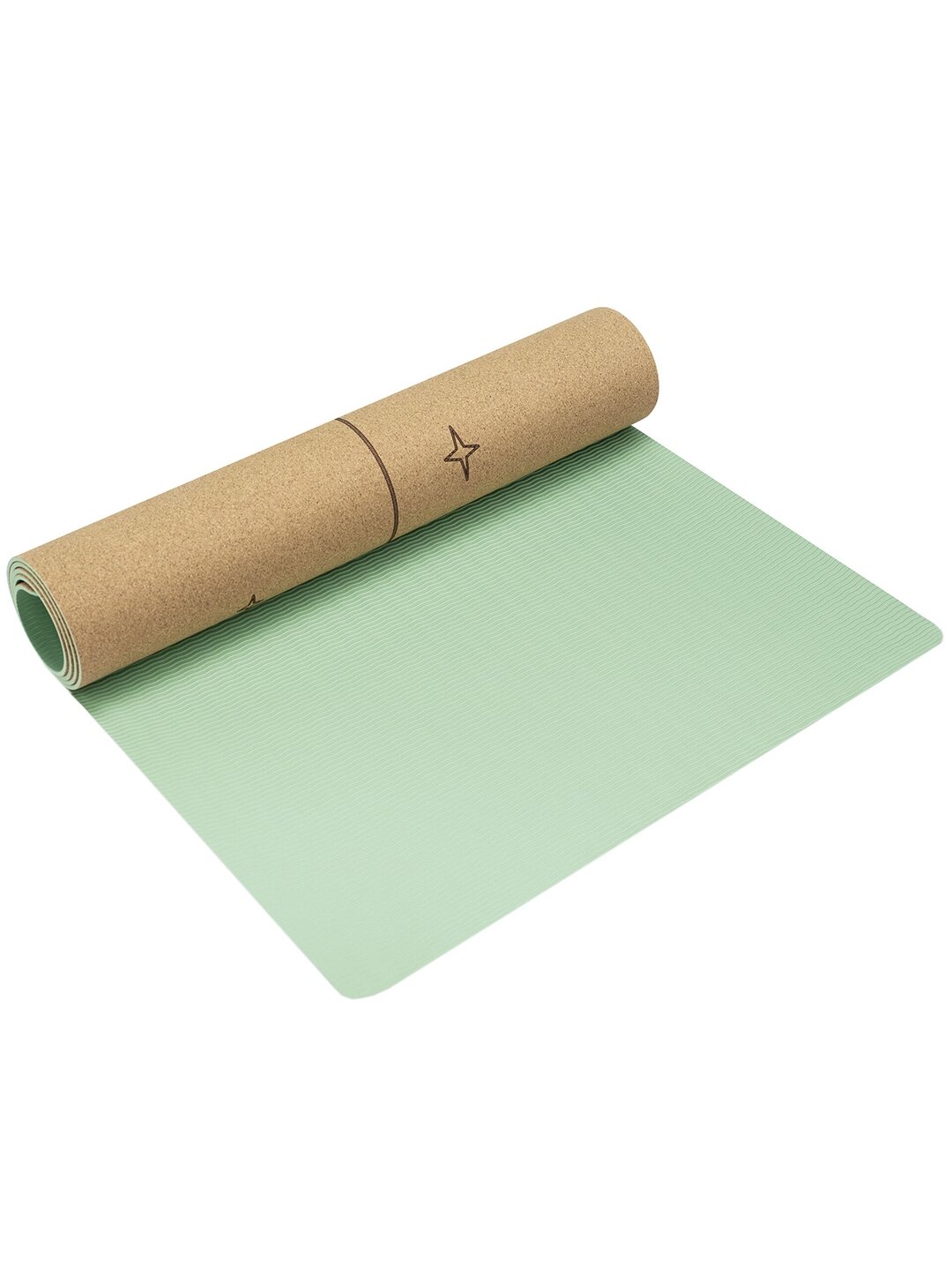Spokey Savasana 941536 kamštienos jogos kilimėlis 1
