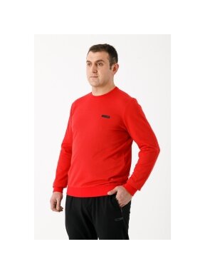 Maraton džemperis vyrams big size 19607 raudonas