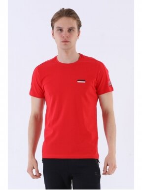 Maraton marškinėliai vyrams 20586 raudoni