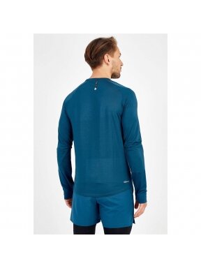 Maraton marškinėliai vyrams ilgomis rankovėmis 18397 mėlyna