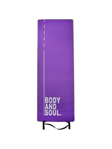 Profit Body and Soul mankštos kilimėlis 180x60x0,6cm violetinė DK 705-N Profit Body and Soul mankštos kilimėlis 180x60x0,6cm violetinė DK 705-N