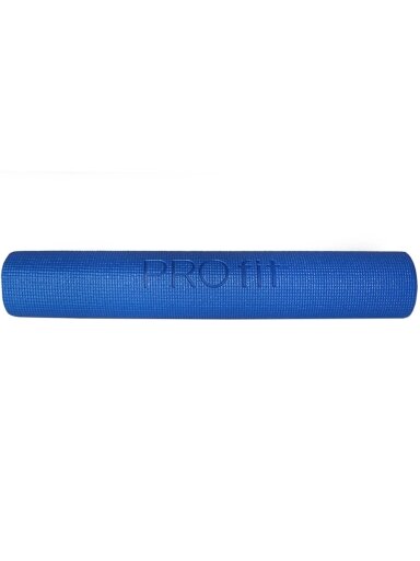 Profit Slim jogos kilimėlis 173x61x0,5cm tamsiai mėlynas DK 2203 Profit Slim jogos kilimėlis 173x61x0,5cm tamsiai mėlynas DK 2203