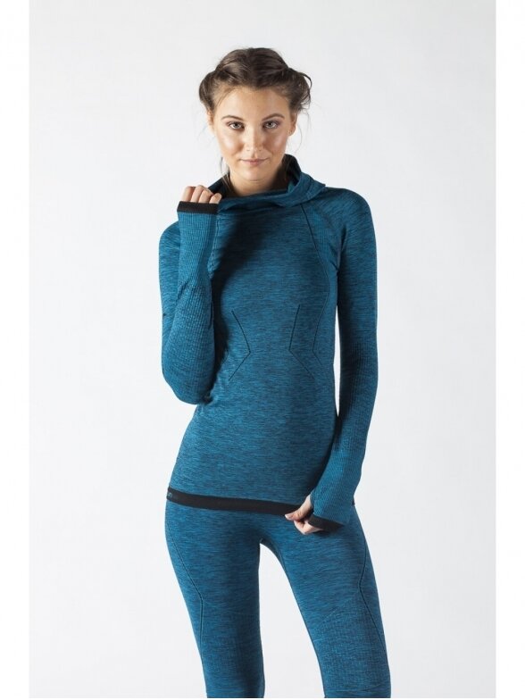 Maraton  termo džemperis moterims 1104 mėlyna
