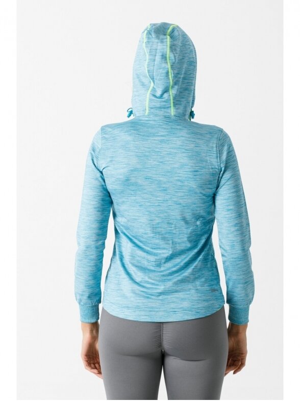 Maraton džemperis moterims 13744 šv.mėlynas / salotinis 4