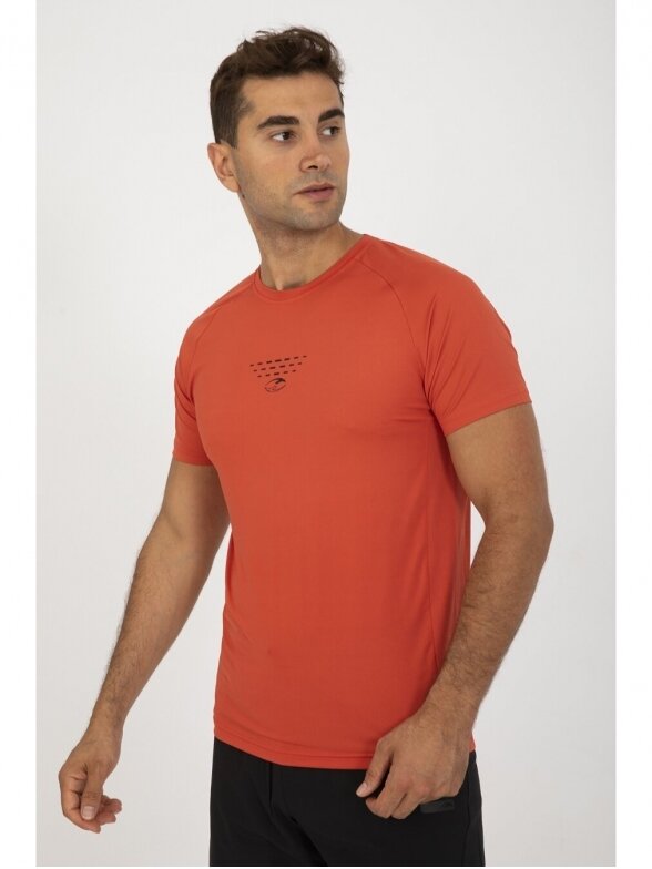 Maraton marškinėliai vyrams 20785 oranžiniai