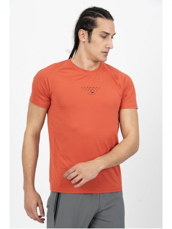 Maraton marškinėliai vyrams 20785 oranžiniai 3