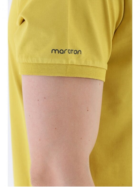 Maraton polo marškinėliai vyrams 20926 garstyčių spalvos 4