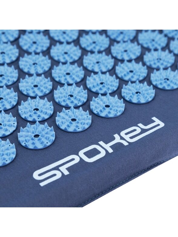 Spokey Akumat akupresūrinis kilimėlis su pagalvėle mėlynas 943394 5