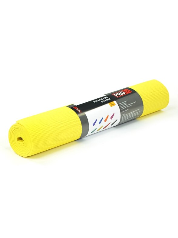 Jogos kilimėlis Profit Slim 173x61x0,5cm geltonas DK 2203