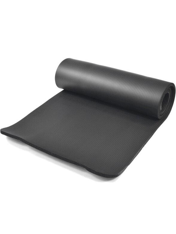 Profit fitneso kilimėlis Fitness Pro NBR, 180x60x1,5 cm, juodas, DK 2264 1