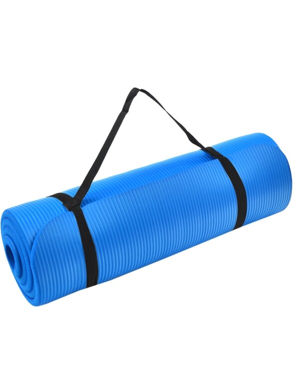 Profit Fitness Pro NBR kilimėlis 180x60x1,5cm mėlynas DK 2264