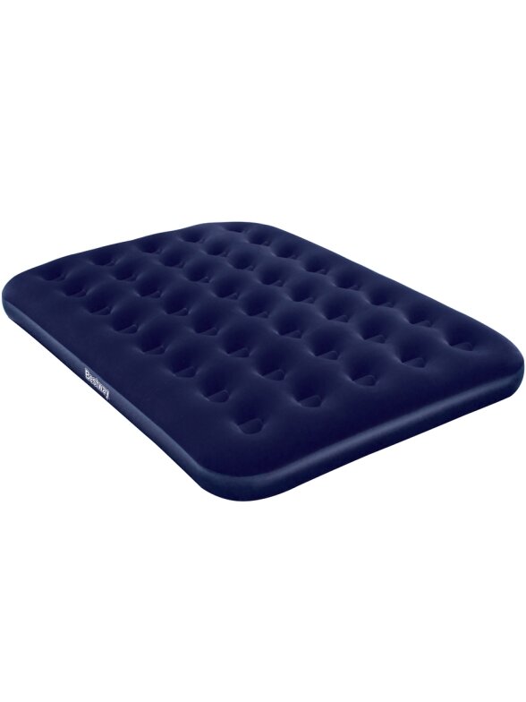 Bestway dvivietis aksominis čiužinys 191 cm x 137 cm x 22 cm tamsiai mėlynas 67002 6225 Bestway dvivietis aksominis čiužinys 191 cm x 137 cm x 22 cm tamsiai mėlynas 67002 6225