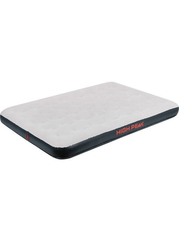 High Peak dvivietis aksominis čiužinys 197 cm x 138 cm x 20 cm pilkas 40034 High Peak dvivietis aksominis čiužinys 197 cm x 138 cm x 20 cm pilkas 40034