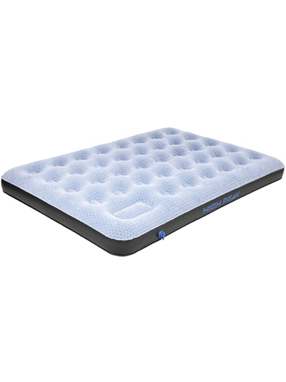 High Peak Comfort Plus dvivietis aksominis čiužinys, pilkas 40025