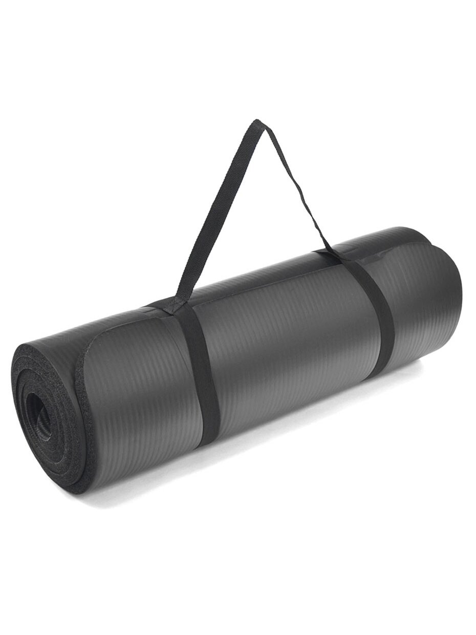 Profit fitneso kilimėlis Fitness Pro NBR, 180x60x1,5 cm, juodas, DK 2264 Profit fitneso kilimėlis Fitness Pro NBR, 180x60x1,5 cm, juodas, DK 2264