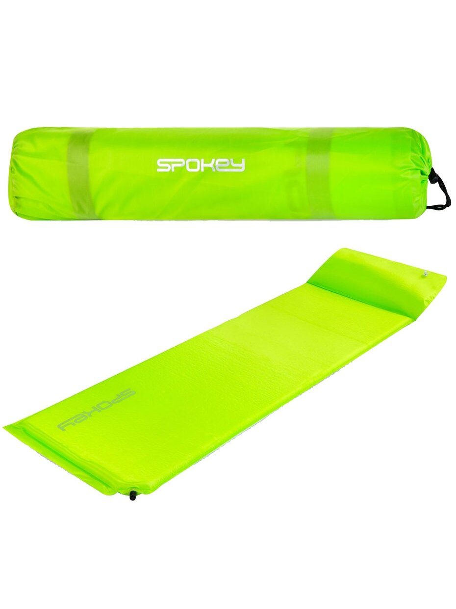 Savaime prisipučiantis kilimėlis su pagalvėle Spokey Savory Pillow žalia 927851 Savaime prisipučiantis kilimėlis su pagalvėle Spokey Savory Pillow žalia 927851