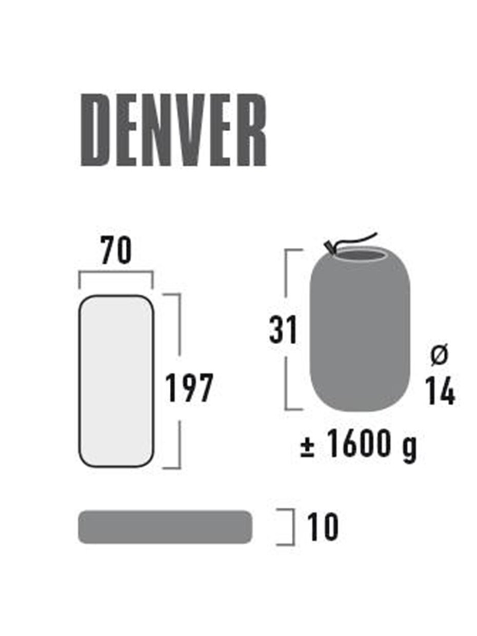 High Peak Denver čiužinys 197x70x10 žalias 41027 4 High Peak Denver čiužinys 197x70x10 žalias 41027 4