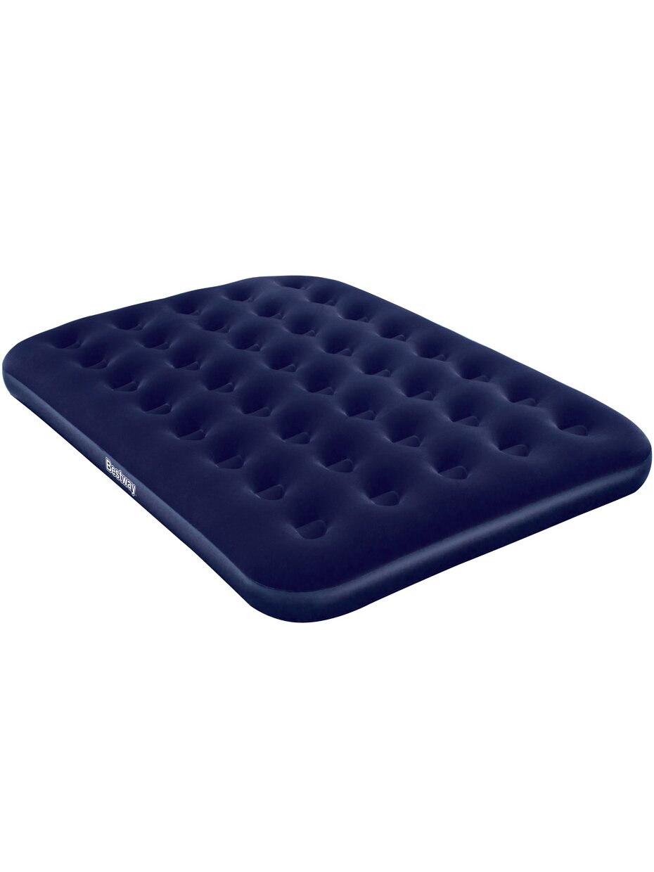 Bestway dvivietis aksominis čiužinys 191 cm x 137 cm x 22 cm tamsiai mėlynas 67002 6225