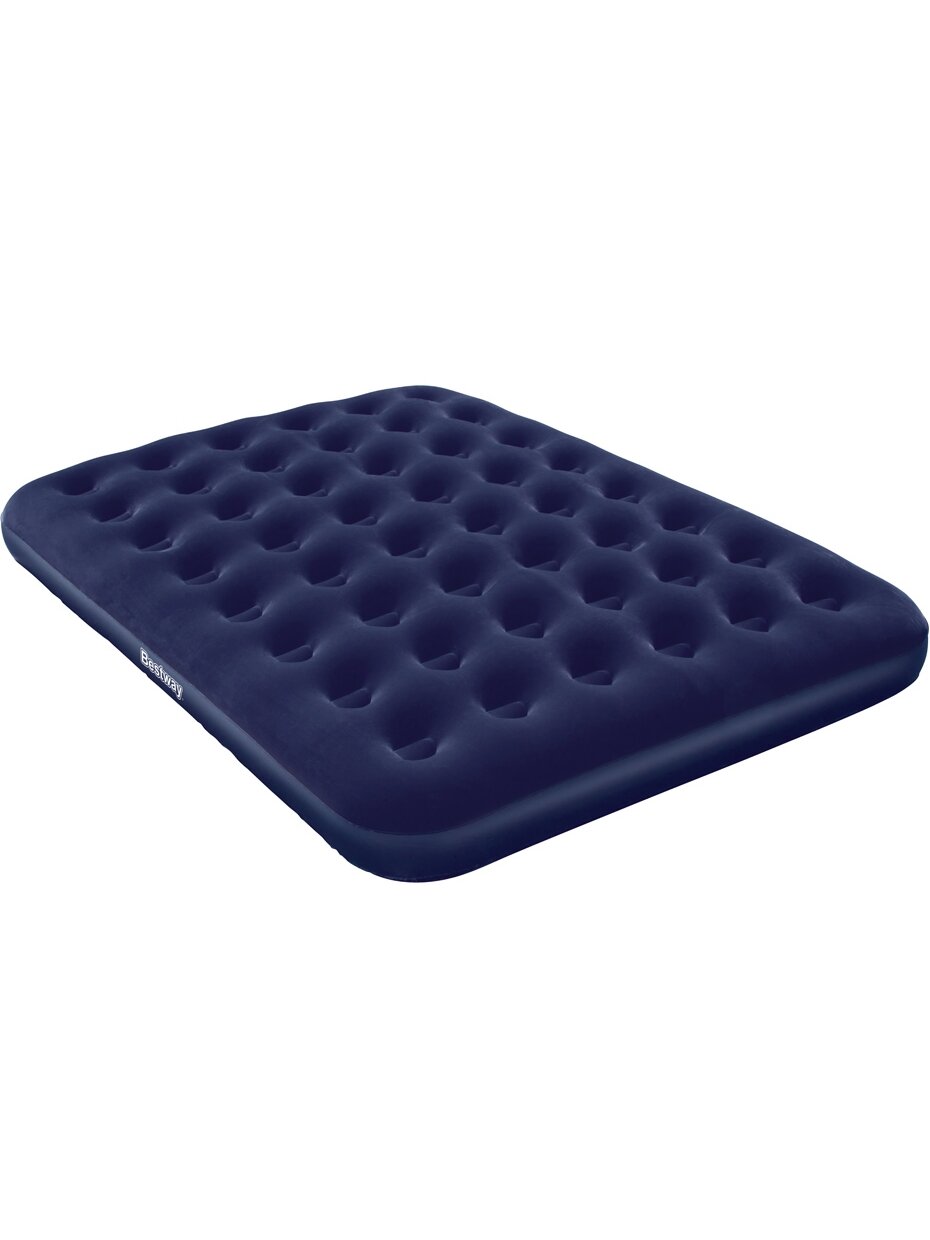 Bestway Queen dvigubas aksominis čiužinys 203x152x22 cm tamsiai mėlynas 67003 6232