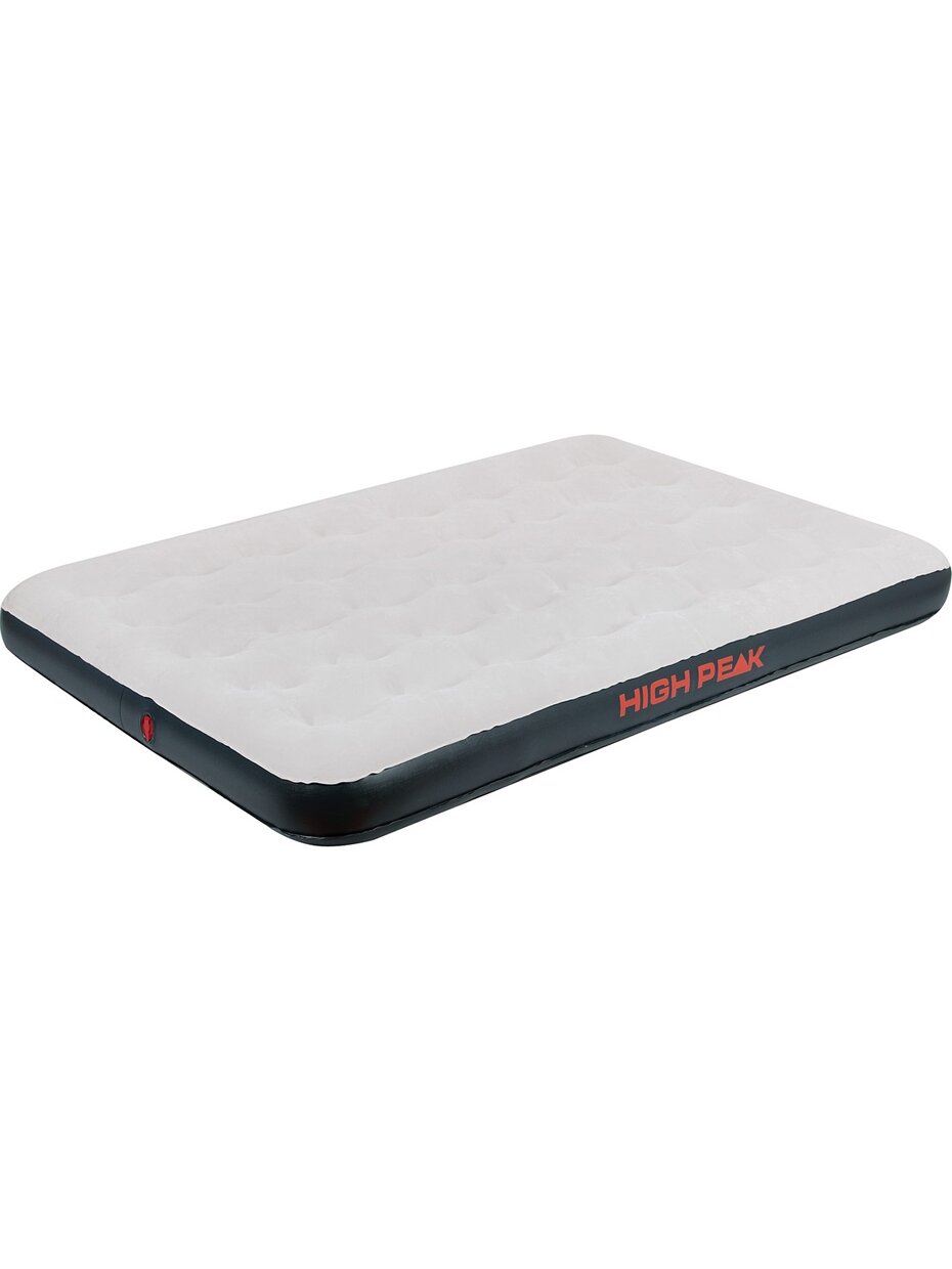 High Peak dvivietis aksominis čiužinys 197 cm x 138 cm x 20 cm pilkas 40034