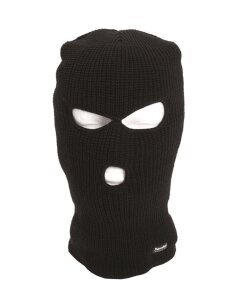 MIL-TEC Balaclava su Thinsulate™ 3-holes 12112002 juoda