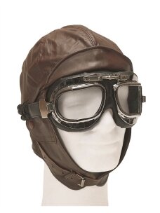 MIL-TEC Aviacijos šalmas Brown 12425009