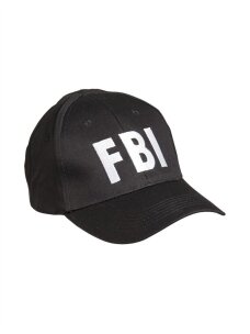 MIL-TEC FBI beisbolo kepurė 12316092 juoda