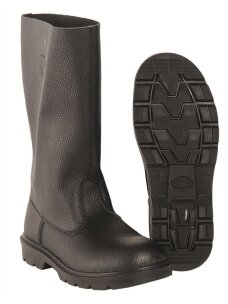 MIL-TEC Leather Jack Boots 12847000 juoda