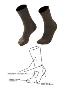 MIL-TEC Merino kojinės 13006301 alyvžalia