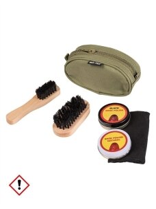 MIL-TEC Batų valymo rinkinys 12936000 alyvžalia
