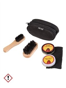 MIL-TEC Batų Valymo Komplektas 12936002 juoda