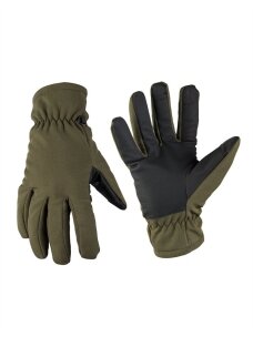 MIL-TEC Softshell pirštinės Thinsulate™ alyvžalios