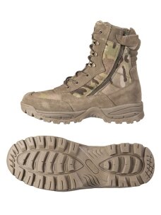 MIL-TEC taktiniai batai su YKK užtrauktuku 12822141 multicam