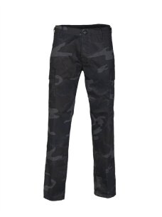 MIL-TEC US BDU taktinės kelnės Straight Cut juodos
