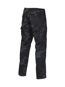 MIL-TEC US BDU taktinės kelnės Straight Cut juodos