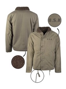 MIL-TEC US Deck Jacket N-1 10320001 alyvžalia