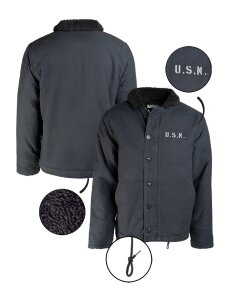 MIL-TEC US Deck Jacket N-1 mėlyna