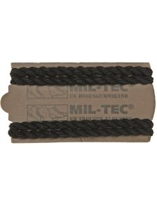 MIL-TEC US elastiniai kelnių tvirtintukai (2 poros) juoda