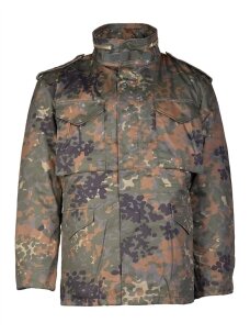 MIL-TEC taktinė M65 striukė su išimamu pamušalu juoda