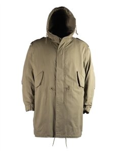 MIL-TEC US M51 Shell Parka su pamušalu alyvžalia