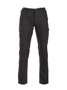 MIL-TEC US R/S BDU lauko kelnės „Slim Fit" juoda