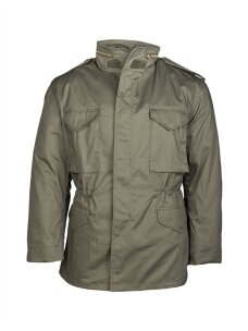 MIL-TEC US Style M65 Field Jacket With Liner taktinė striukė alyvžalia