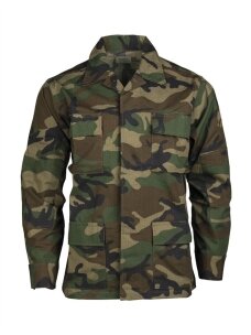 MIL-TEC taktinė užsegama striukė US W/L R/S BDU alyvžalia