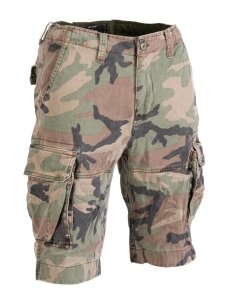 MIL-TEC Vintage Shorts Prewash 11404120 alyvžalia